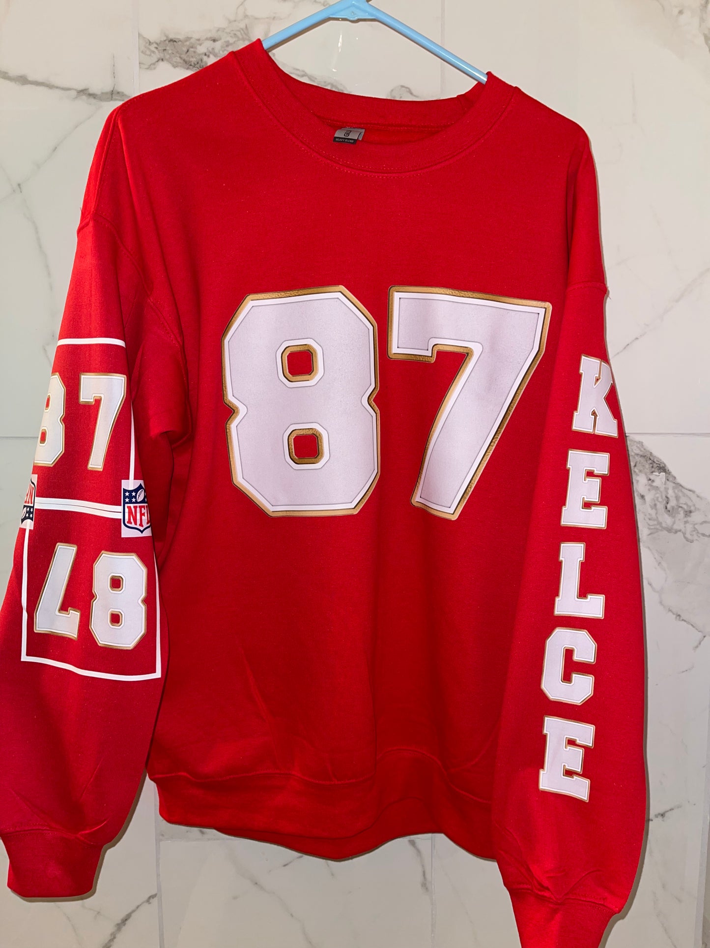 Kelce Numbers & Names Sweatshirts