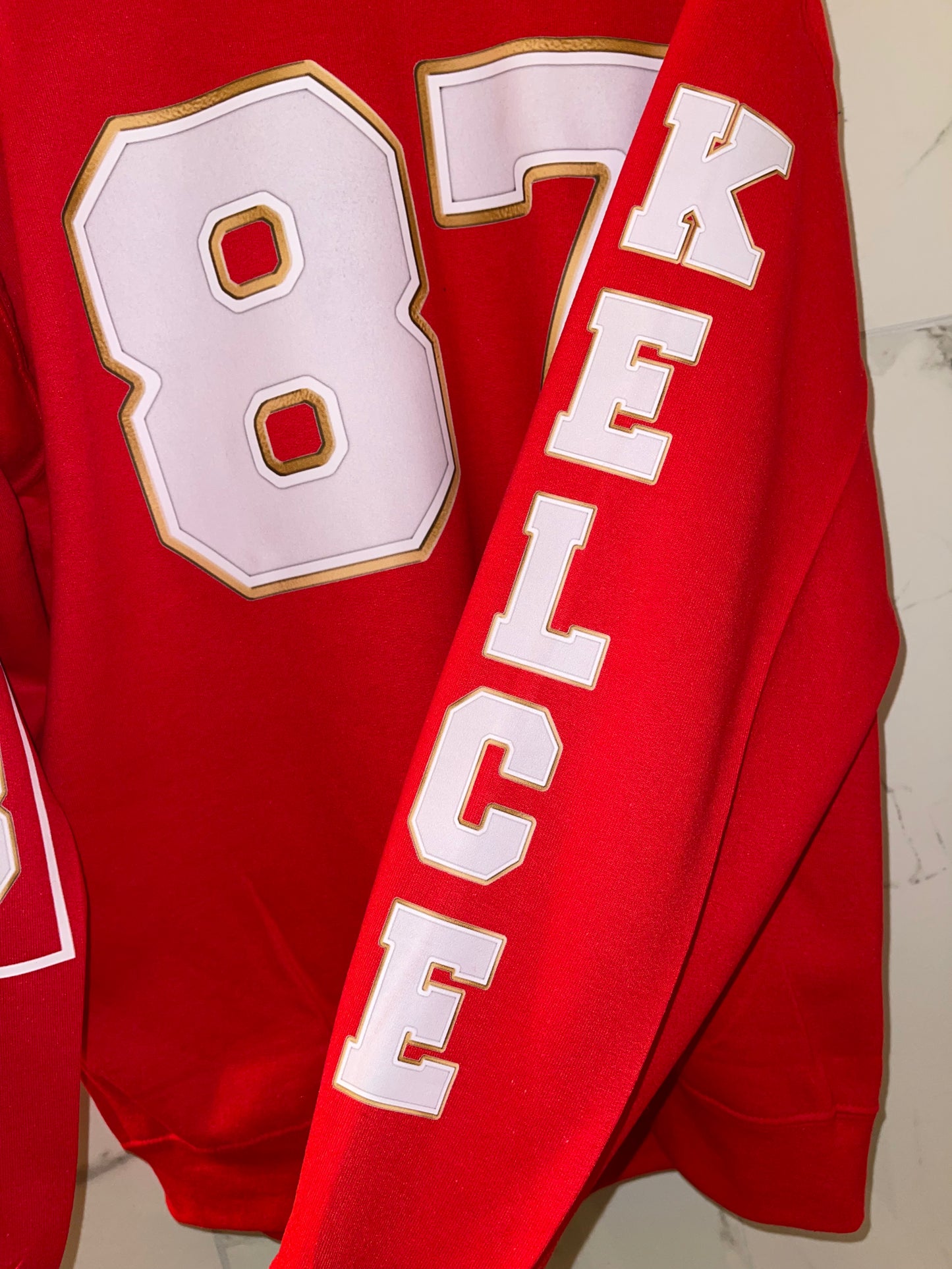 Kelce Numbers & Names Sweatshirts