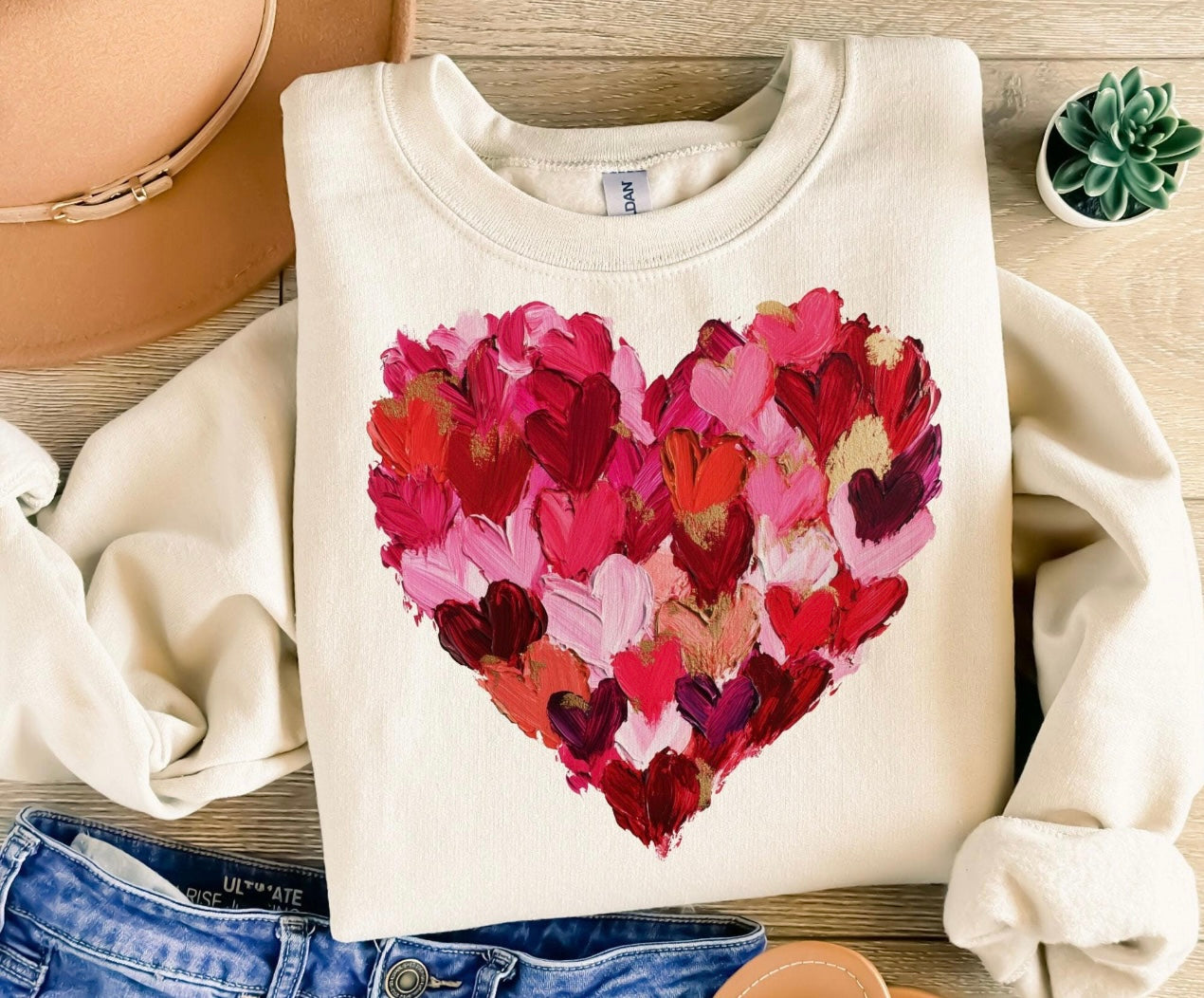 Painted Heart Sweatshirt