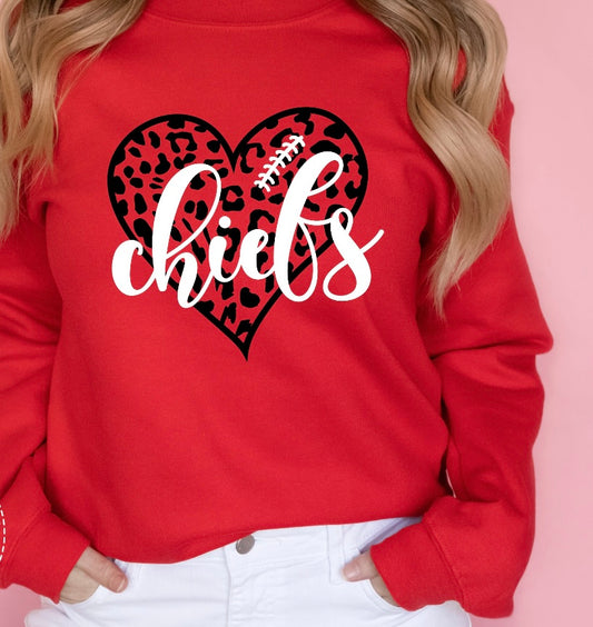 Chiefs Leopard Heart